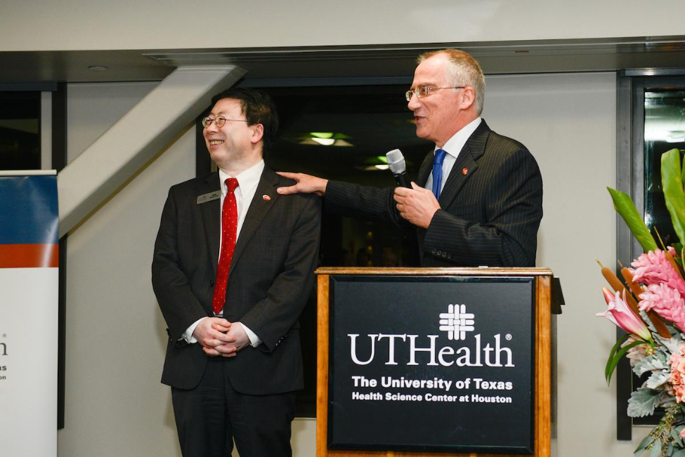 Dean Jiajie Zhang and Doctor Giuseppe Colasurdo Dean Jiajie Zhang and Doctor Giuseppe Colasurdo